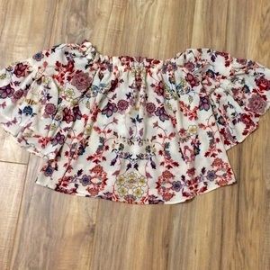 Love Tree Off the Shoulder Top